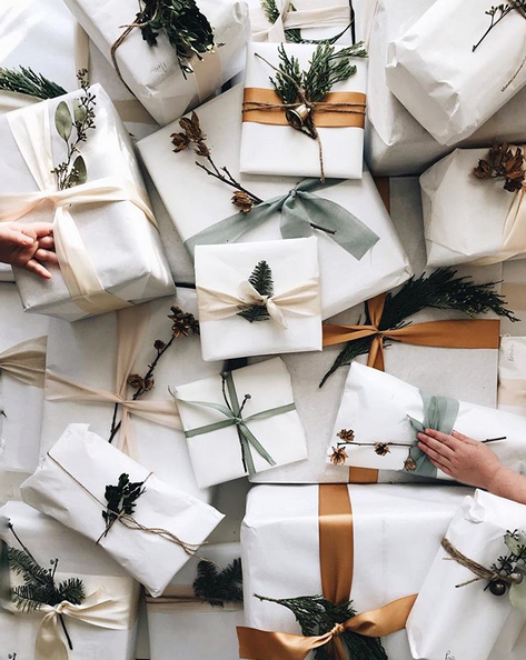 Simple Holiday Gift Wrap | bev weidner:  @bevcooks